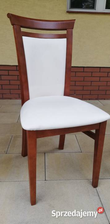 Krzesła 4 stylowe drewniane tapicerowane do Garwolin