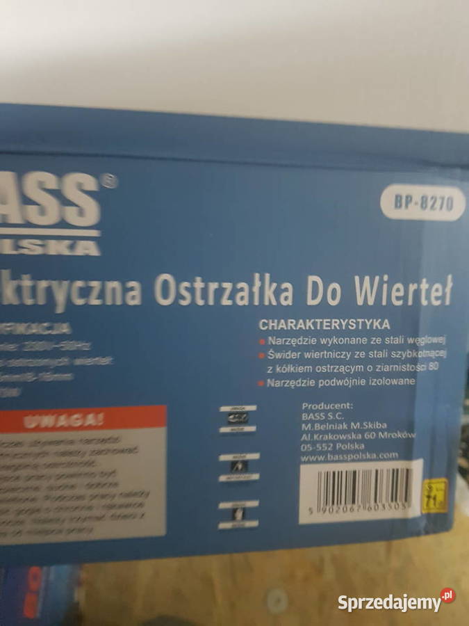 BASS POLSKA OSTRZAŁKA DO WIERTEŁ ADAPTER 316mm Dom i Ogród Głogowa