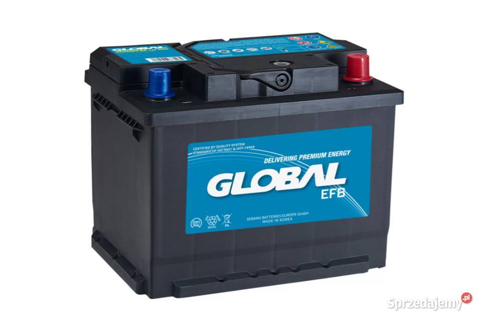 Akumulator Global EFB STARTSTOP 60Ah 560A osobowe Akumulatory pomorskie Starogard Gdański