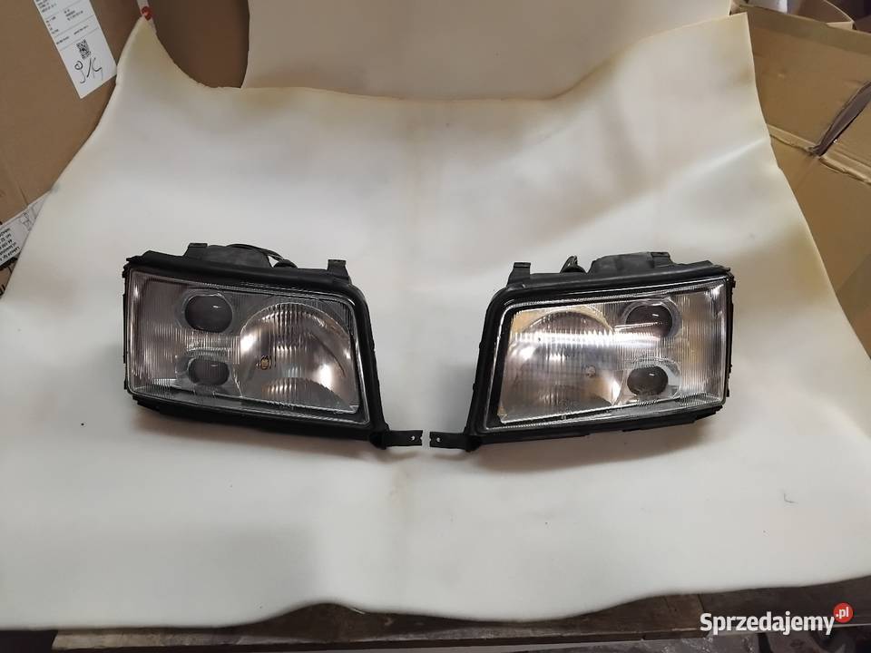 Lampy przód soczewka Audi 100 S4 C4 Hella opolskie Grodków