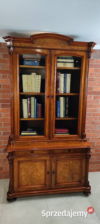 Ekskluzywna biblioteka Ludwik Filip antyk Łagów