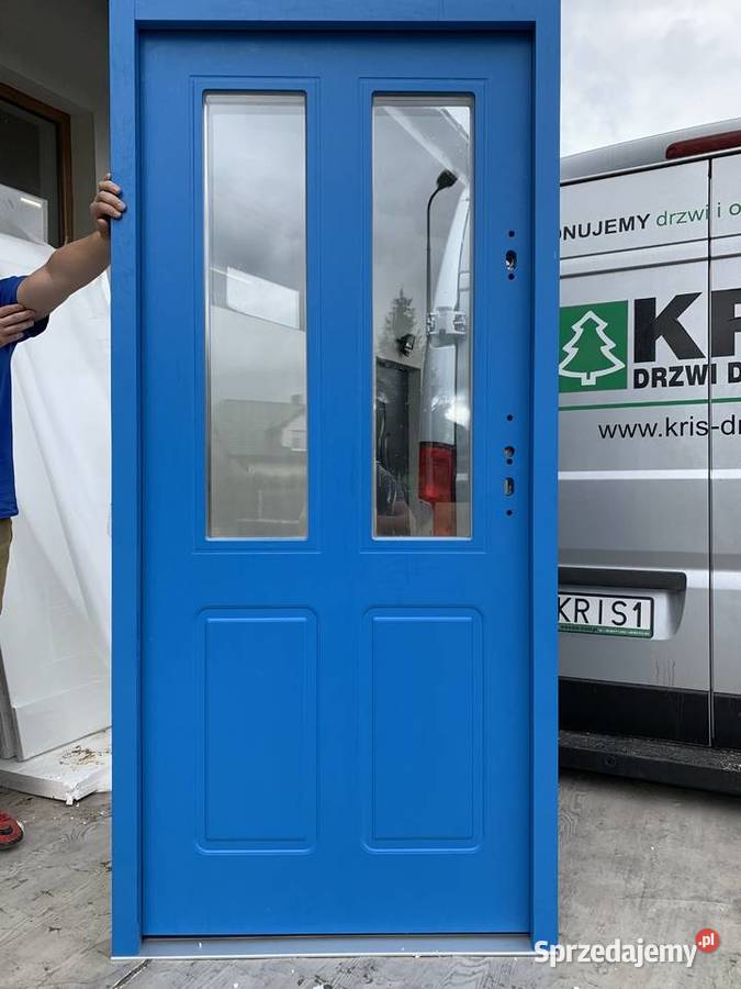 DRZWI ZEWNĘTRZNE DREWNIANE OCIEPLANE ANGIELSKIE kujawsko-pomorskie Brodnica