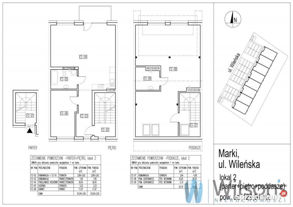 Mieszkanie 13346m 6 pokoi Marki Wileńska