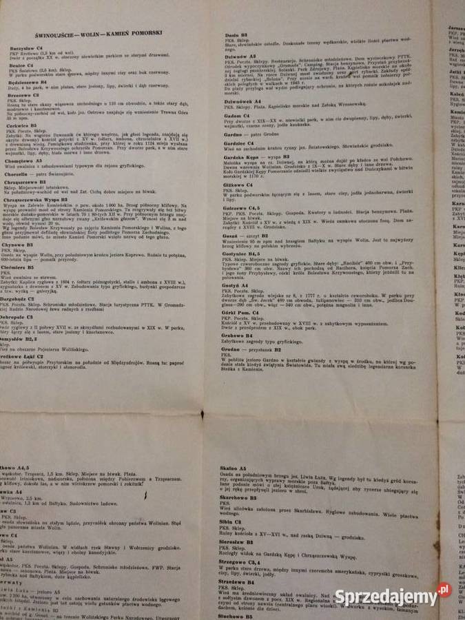 193 Mapa Kamień Pomorski Świnoujście Wolin Szczecin