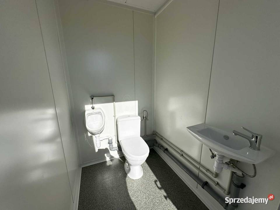 KONTENER SANITARNY 3 KABINY WCPISUARBOJLER WC WC Wrocław