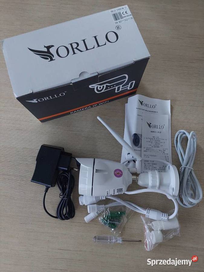 Kamera zewnętrzna Orllo goodcam Z1 WiFi FullHD Czarna Woda