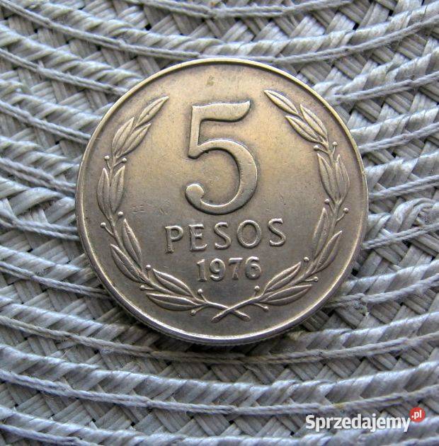 Chile 5 Pesos 1976r Kalisz