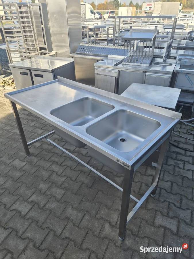 Zlew Gastronomiczny 2 Komorowy Z Blatem 1607085 Gastronomia wielkopolskie Ostrów Wielkopolski sprzedam