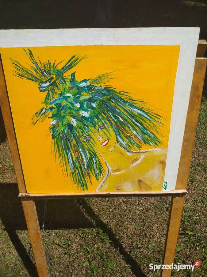 Obraz olejne na płycie pilśniowej w ramie bez Tarnów