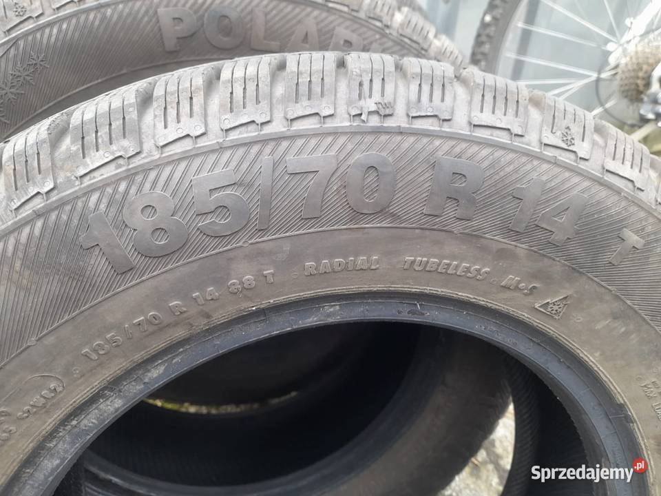 Opony zimowe do auta osobowego 18570R14 Bielany Wrocławskie sprzedam