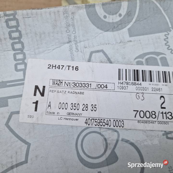 MERCEDES ATEGO ZESTAW NAPRAWCZY PIASTY KOŁA ciężarowe lubuskie Bieleń sprzedam