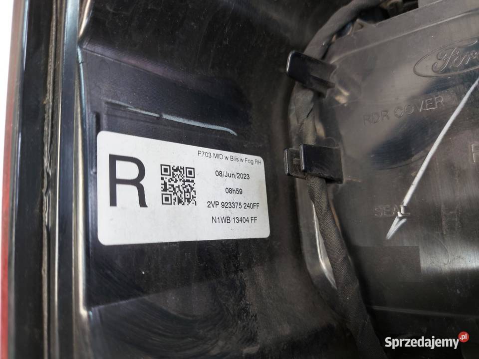 Ford Ranger VI 6 2024r LAMPA PRAWA TYŁ RADAR dolnośląskie