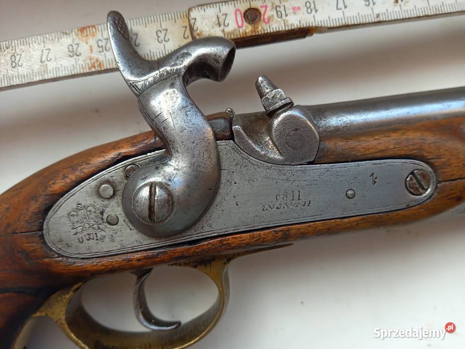 Pistolet czarnoprochowy kapiszonowy rozdzielnego Czaplinek