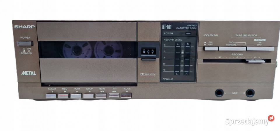 magnetofon Sharp RT101HB RT 101 HB casette deck Międzychód sprzedam