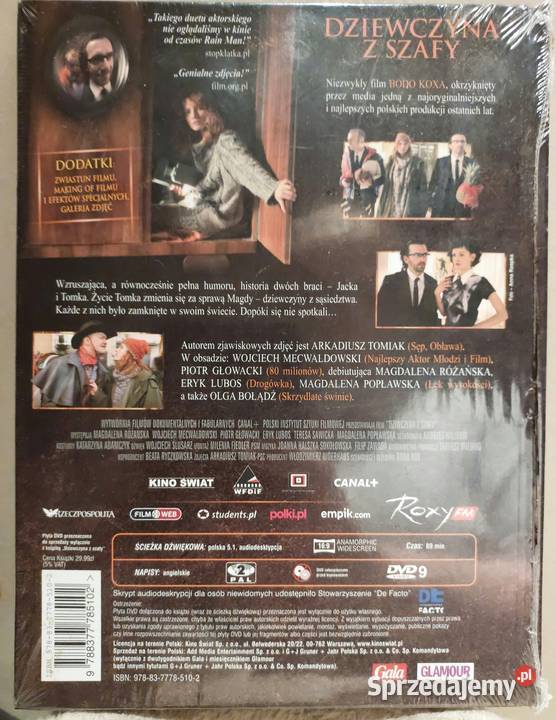 Dziewczyna z szafy film DVD Reżyseria Bodo Kox Wrocław sprzedam