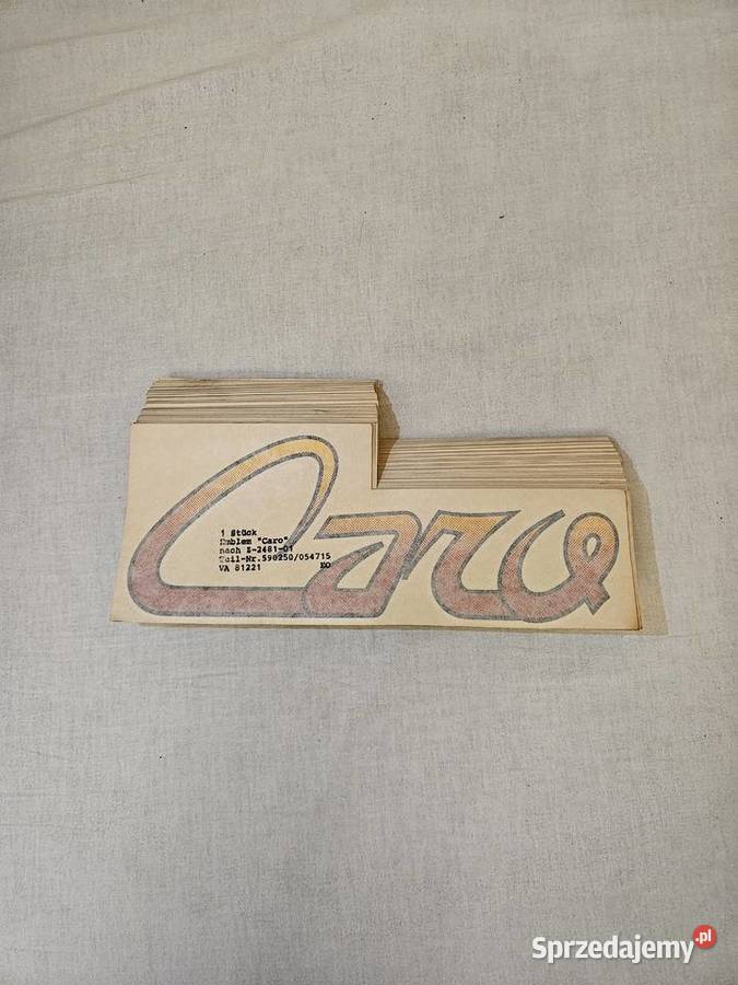 Naklejki FSO CARO mazowieckie Kąty Węgierskie