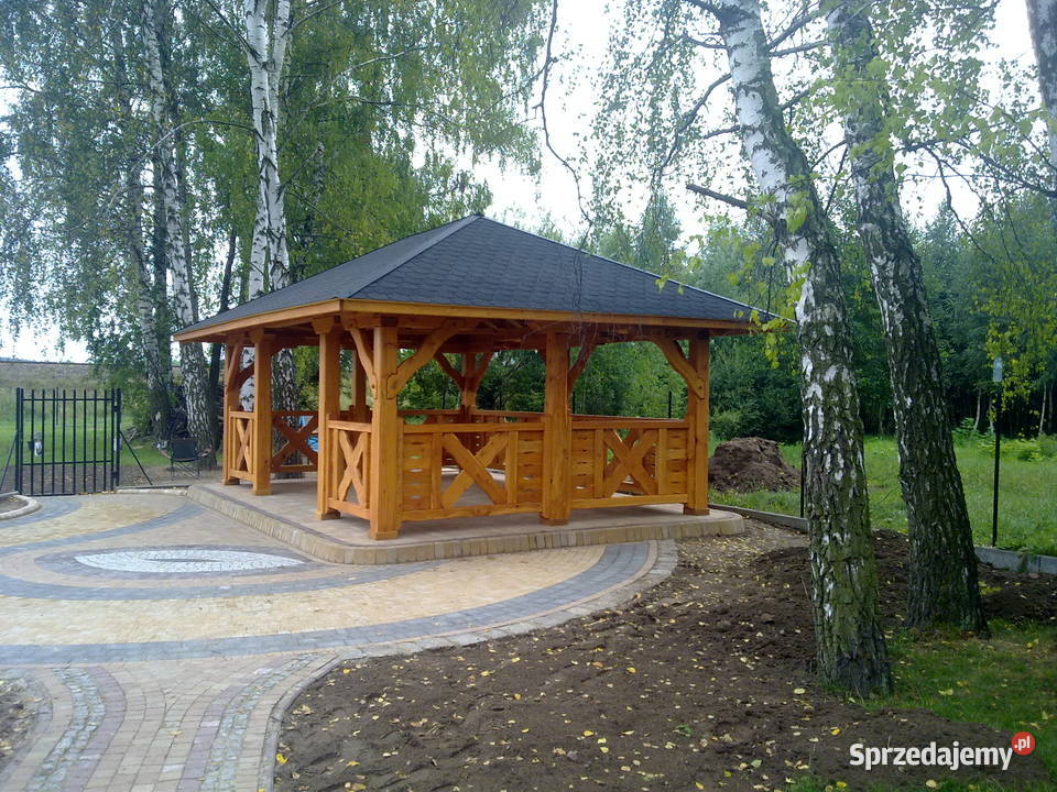 Altana drewniana Altanka ogrodowa 4x6 meble sprzedam