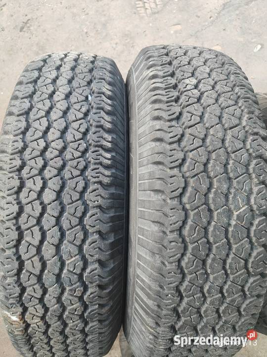 2 Opony terenowe Goodyear Wrangler 21575 R15 8mm całoroczne Łódź sprzedam