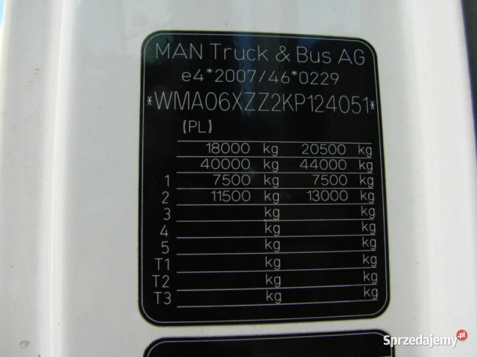 MAN Tgx automatyczna