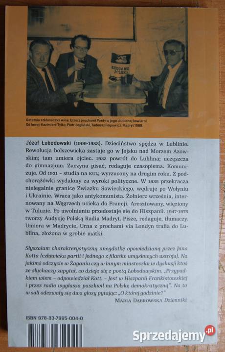 Józef Łobodowski Żywot człowieka gwałtownego