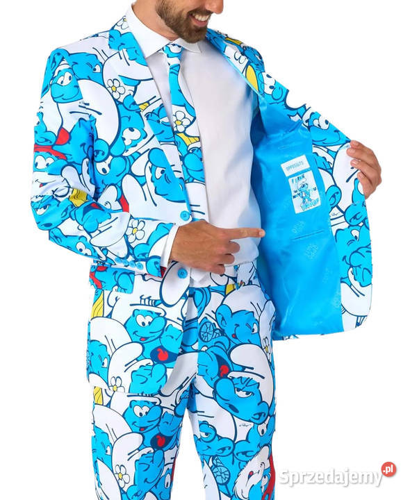 OPPOSUITS Garnitur męski z krawatem kolorowy Ostrów Wielkopolski