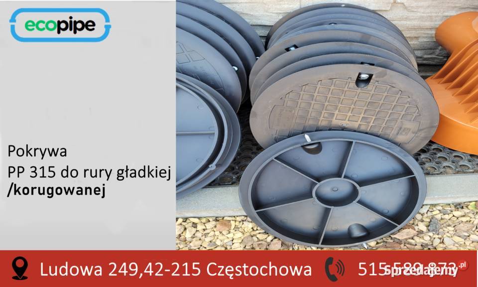 Pokrywa dekiel właz do rury 315 Częstochowa