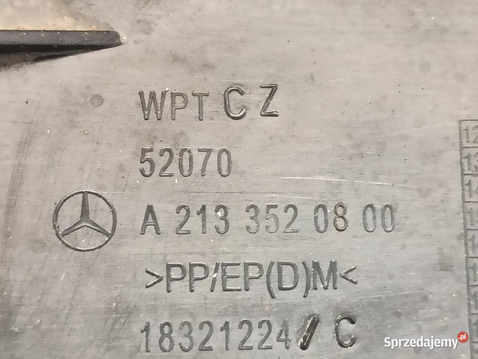 MERCEDES W205 OSŁONA WAHACZA PRAWY TYŁ