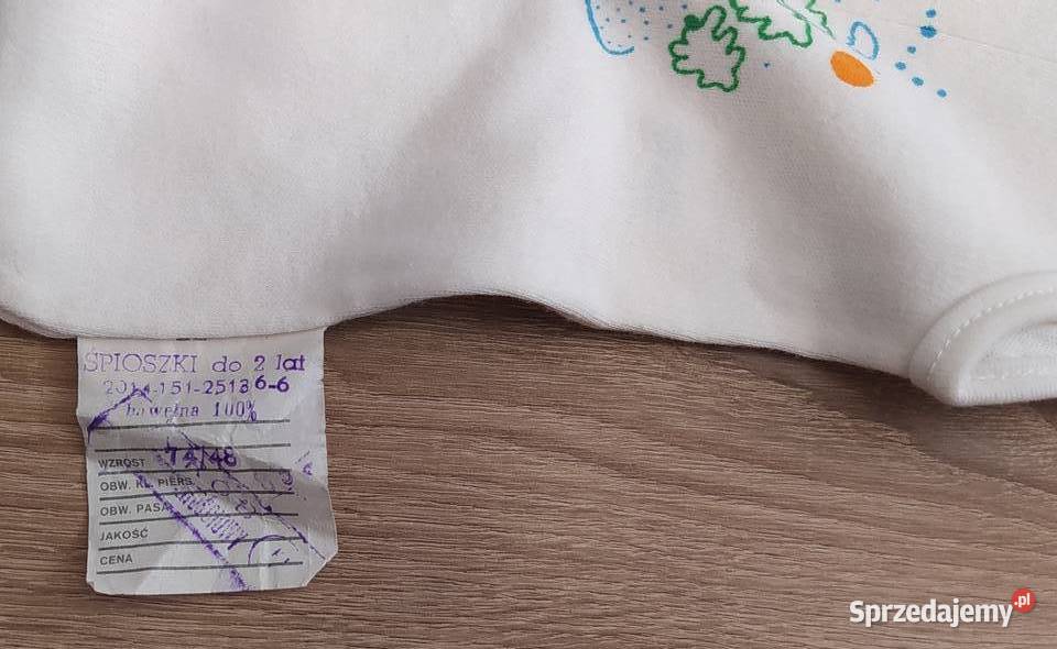 Śpiochy RYSUNEK ZIMY rozmiar 7448 Hajnówka sprzedam