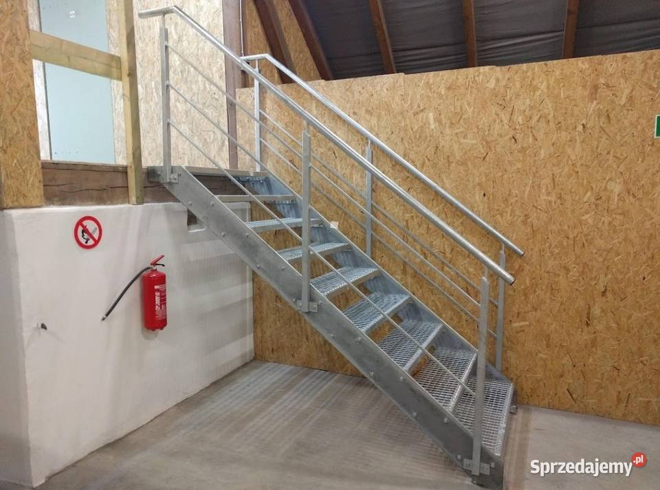 Schody tarasowe schody wejściowe schody loft jednobiegowe  Poznań