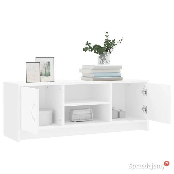 Szafka pod TV biała 102x30x375 materiał mazowieckie Warszawa