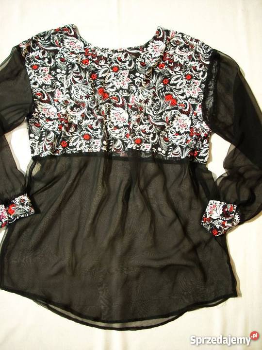 Szyfonowa łączona Tunika Zwiewna 40 42 małopolskie Nowy Sącz
