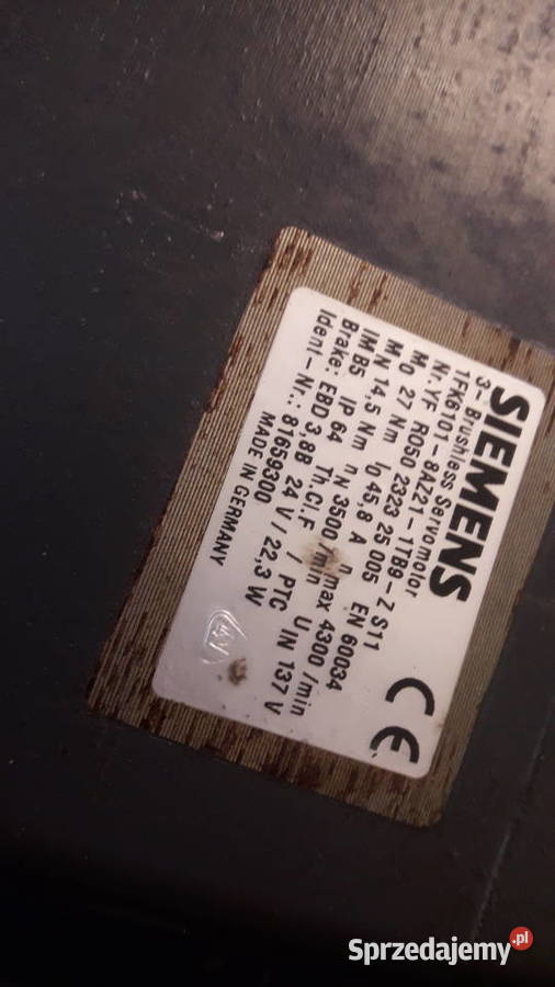 serwomotor Kuka Siemens Pozostałe Pszczyna