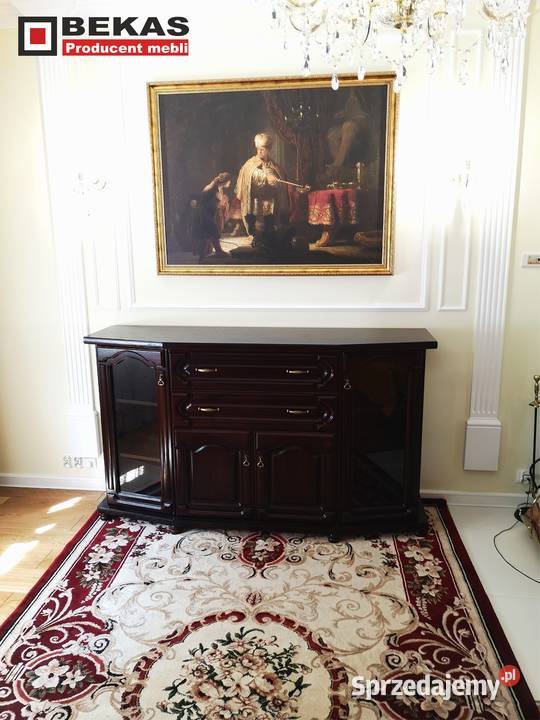 Stylowa Komoda 180 Wysoka z przeszklonymi małopolskie Nowy Sącz