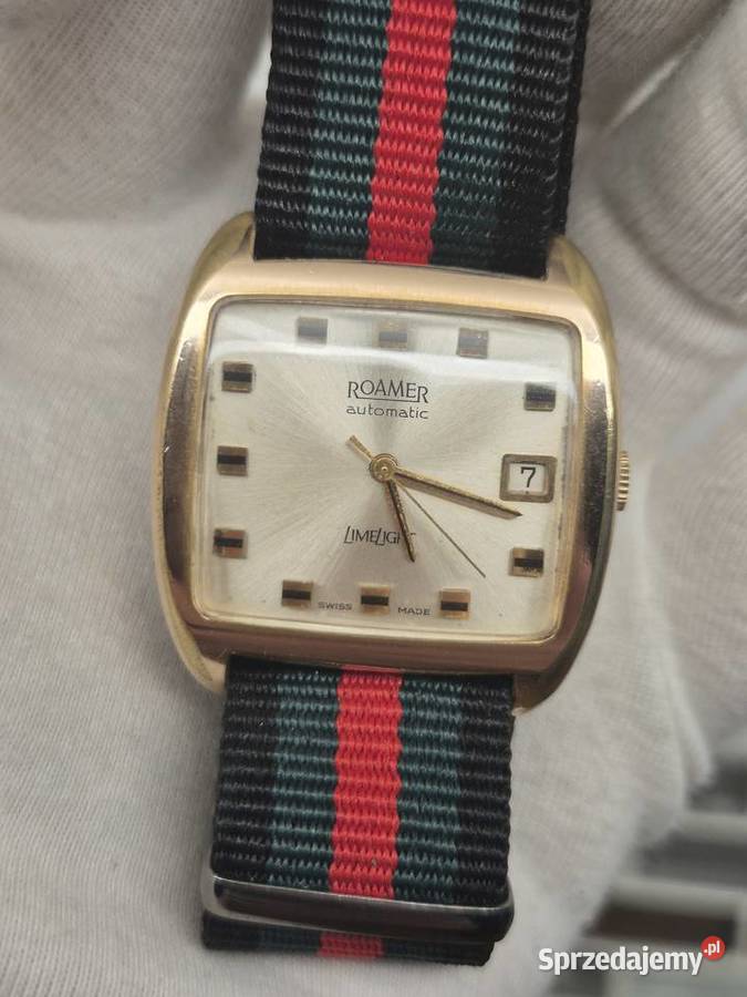 Rzadki męski zegarek Roamer Limelight automat Chorzów