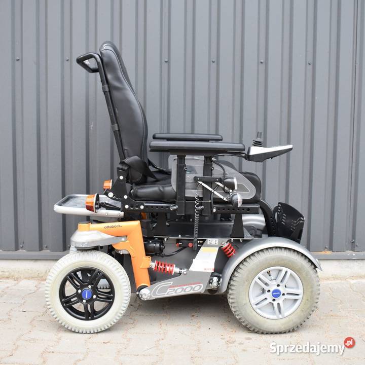 Wózek inwalidzki elektryczny C2000 bardzo szeroki