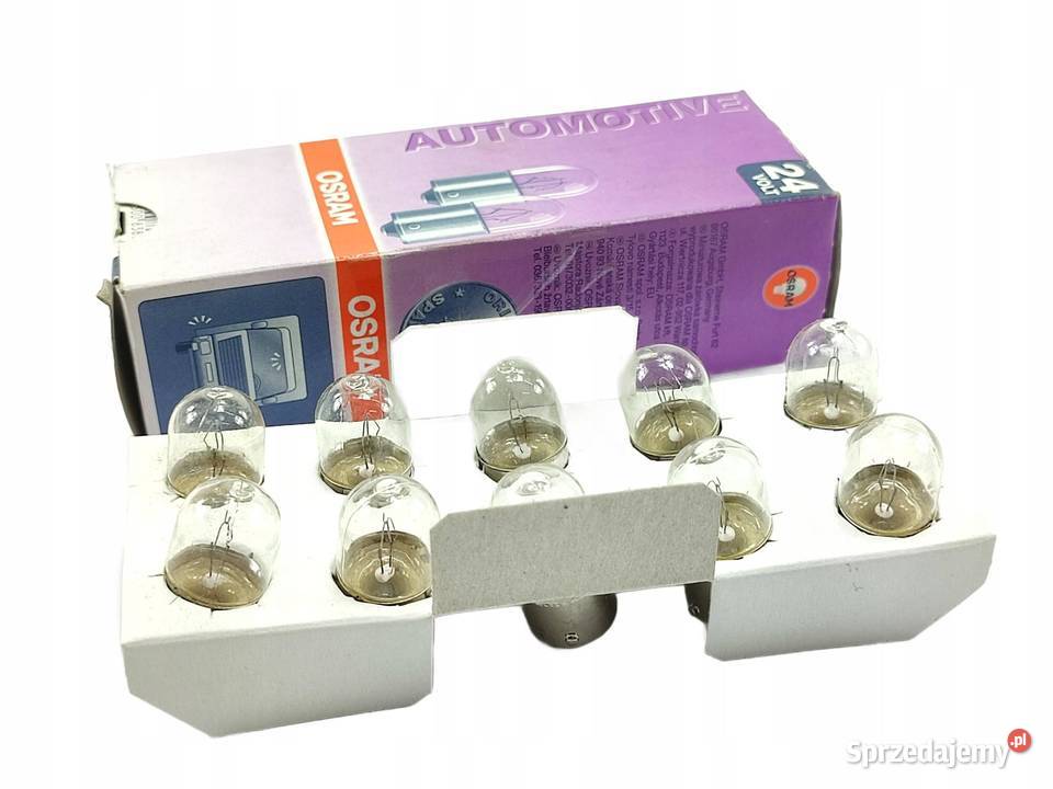 ŻARÓWKA KOMPLET 10 OSRAM 24V 5W BA15S R5W 5627