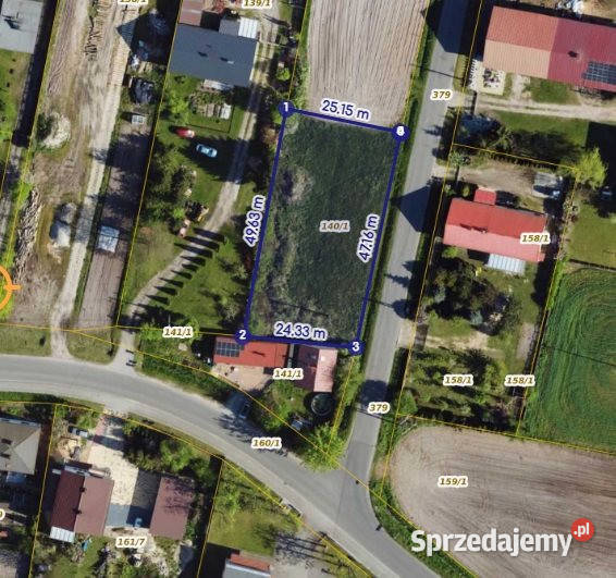 sprzedaży działki Michałów 1199m2 Nieruchomości