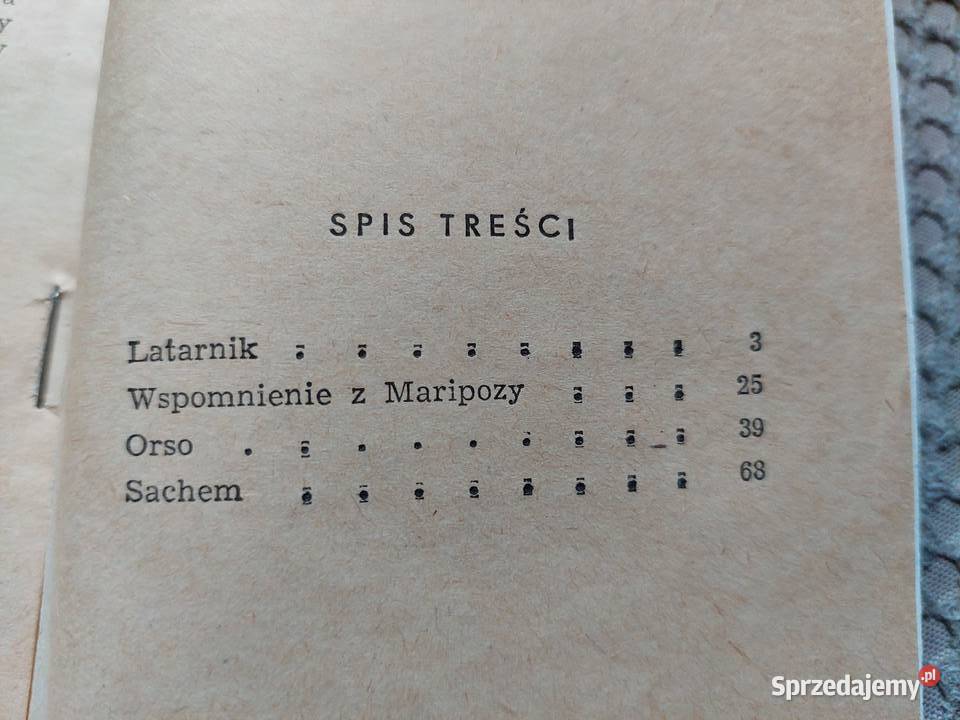 LatarnikWspomnienie z Maripozy Orso Sachem Kraków