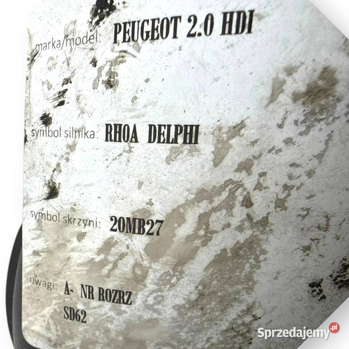 DÓŁ SILNIKA RH01 Citroen C5 III Peugeot 307 308