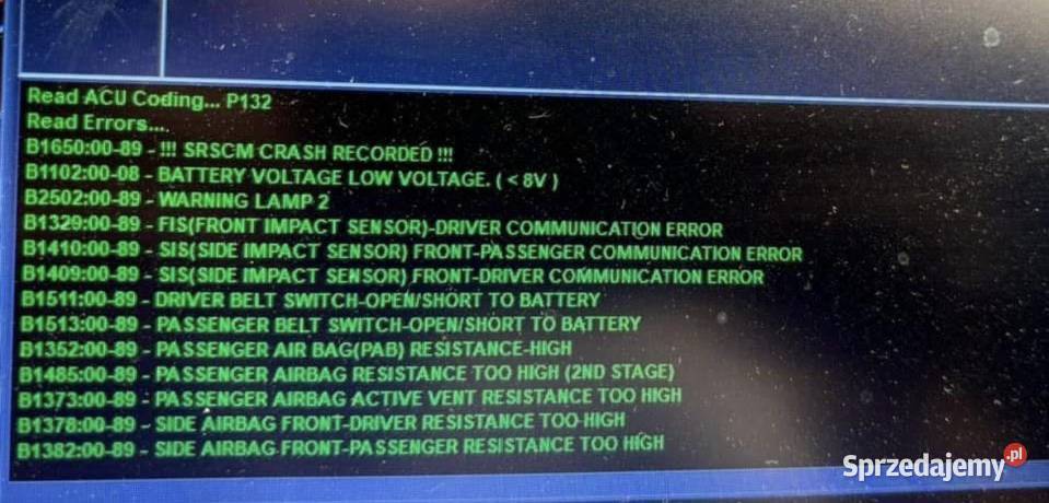 Kia Sorento USA kodowanie język polski crash Wieliczka