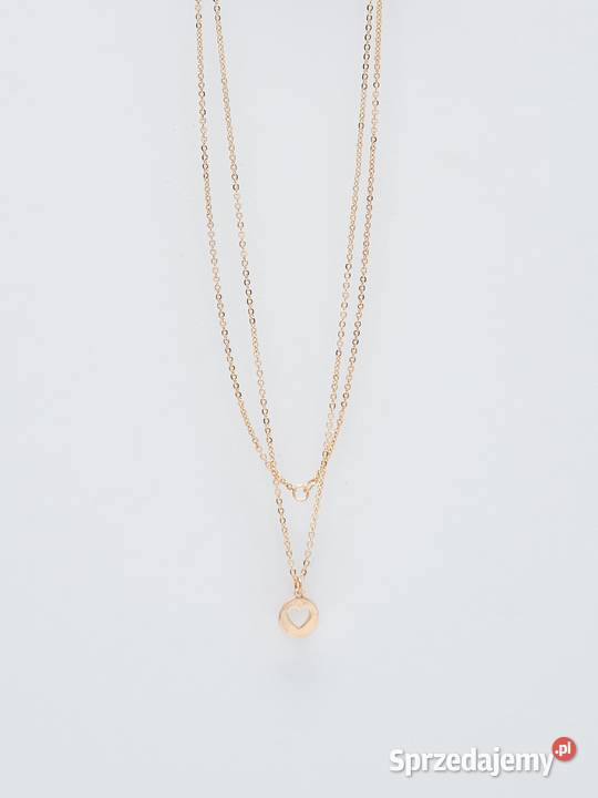 sinsay YI029GLD naszyjnik z sercem Zamość