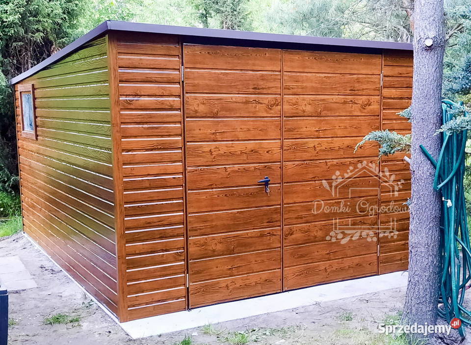 SCHOWEK DOMEK OGRODOWY 3m x 4m spad tył Brama warmińsko-mazurskie Braniewo
