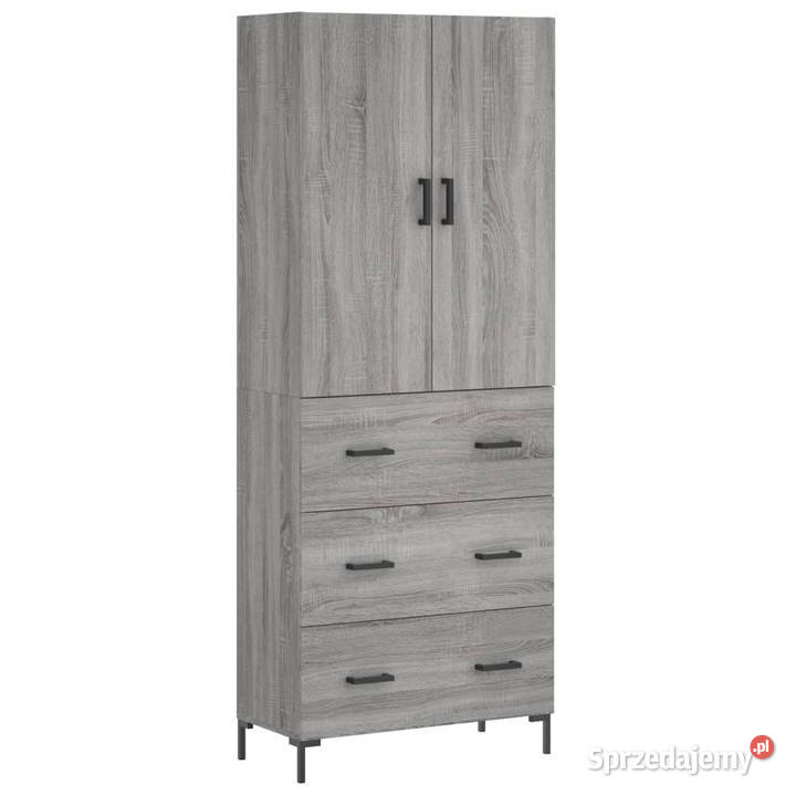 Witrynka szary dąb sonoma 695x34x180 materiał mazowieckie