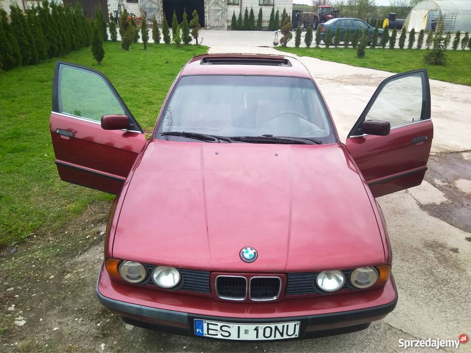 BMW e34 w stanie garażowany