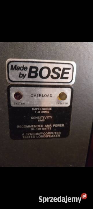 Głośniki kolumny bose Słuchawki i głośniki Audio małopolskie sprzedam
