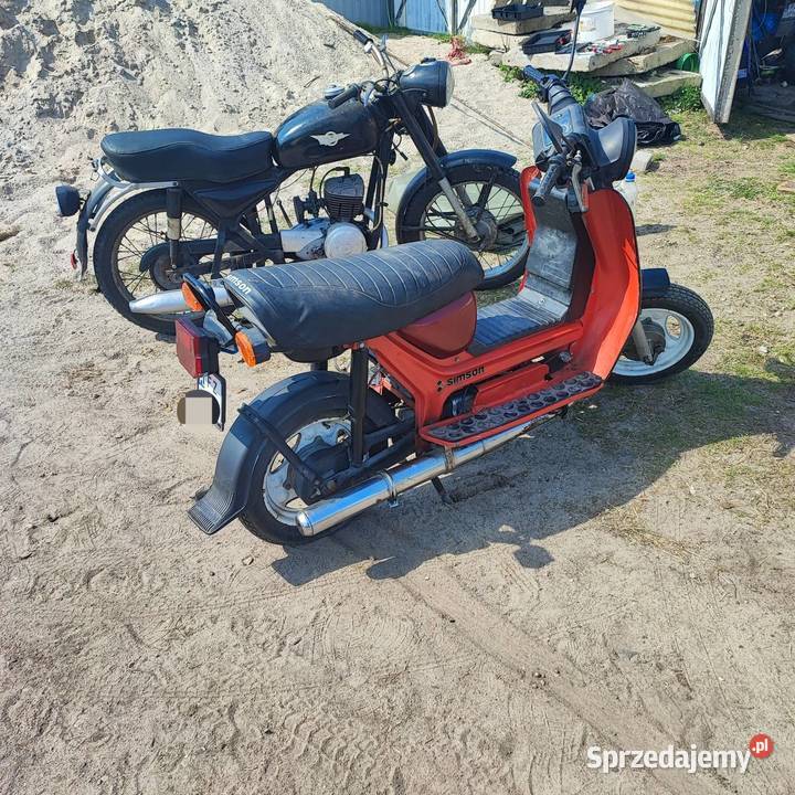 Simson Sr 50 4 biegi zarejestrowany w kupiony w Polsce Zielona Góra