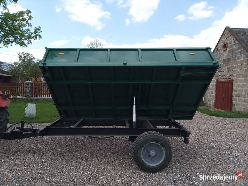 Przyczepa jednoosiowa wywrotka