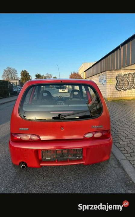 Fiat Seicento Sporting Rok produkcji 2002 małopolskie