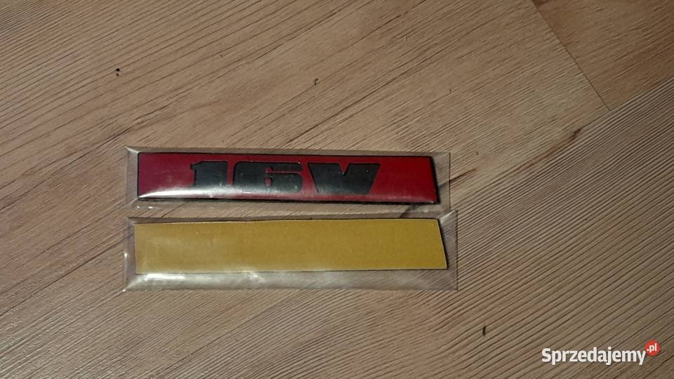 Emblemat znaczek 16v vw sirocco mk2 Karpacz