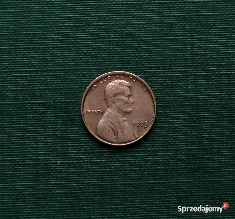 USA 1 cent 1973r Cent Lincolna Gliwice
